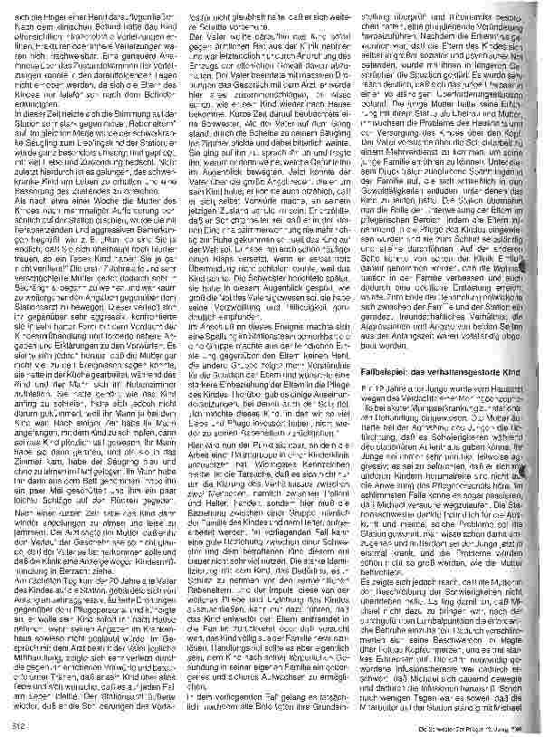 Vorschauseite 2: Besonderheiten der Balintgruppen-Arbeit im Pflegebereich der Kinderklinik