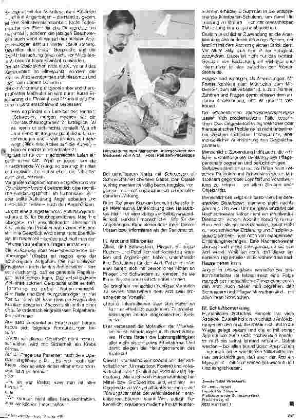 Vorschauseite 2: Humanität der ärztlichen Behandlung