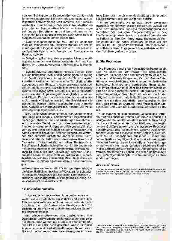Vorschauseite 4: Das Schädel-Hirn-Trauma und seine Folgen