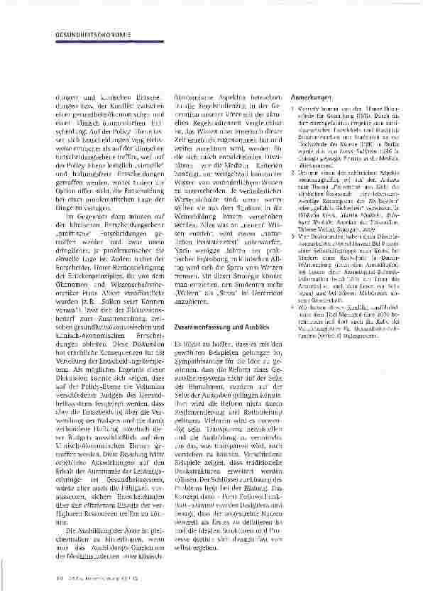 Vorschauseite 4: Form Follows Function: An der Schnittstelle von Design und Klinischer Ökonomik
