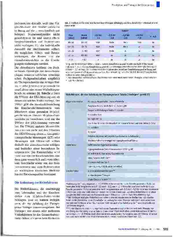 Vorschauseite 3: Prophylaxe und Therapie der Osteoporose