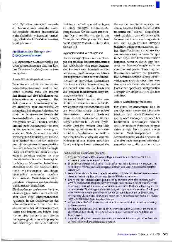 Vorschauseite 5: Prophylaxe und Therapie der Osteoporose