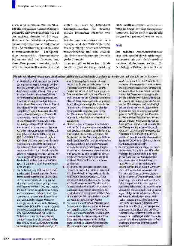 Vorschauseite 6: Prophylaxe und Therapie der Osteoporose
