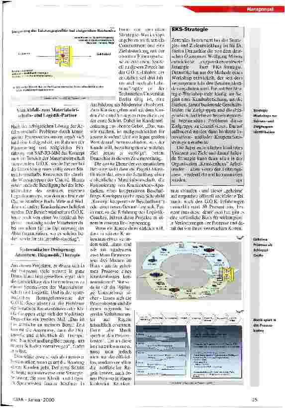 Vorschauseite 2: Die Musik spielt in den Prozesskosten Logistik für das 21. Jahrhundert