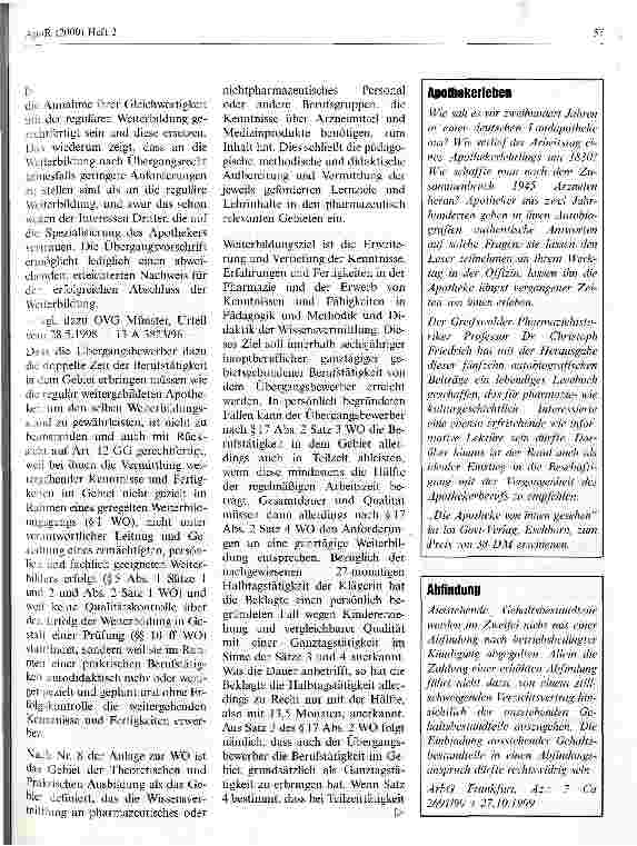 Vorschauseite 5: Fachapothekerin für Theoretische und Praktische Ausbildung