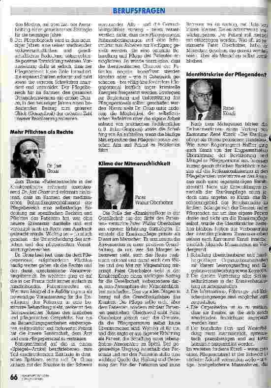 Vorschauseite 2: Pflege - das entscheidende Nadelöhr
