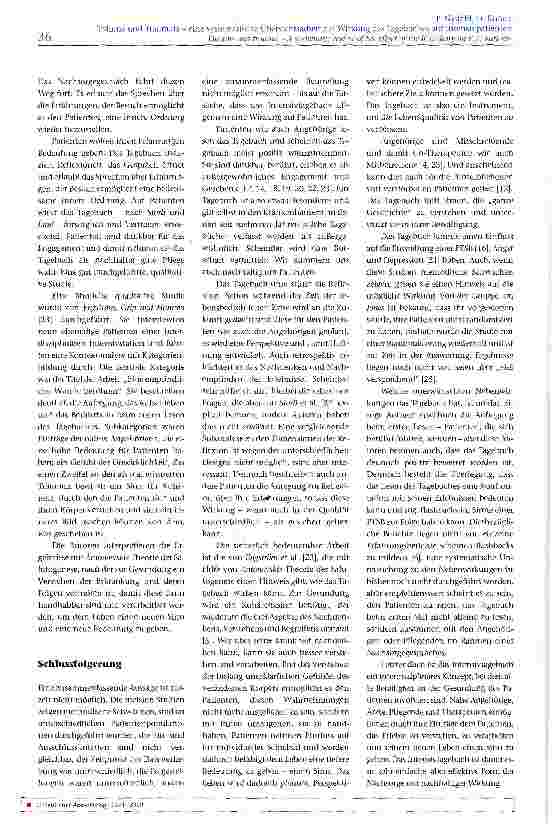 Vorschauseite 6: Träume und Traumata - einen systematische Übersichtsarbeit zur Wirkung des Tagebuches auf Intensivpatienten
