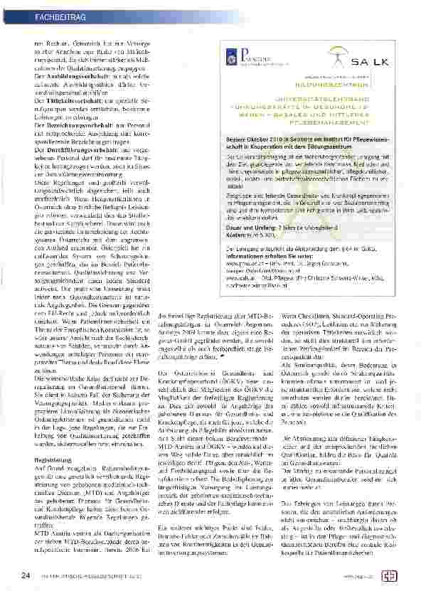 Vorschauseite 3: Patientinnensicherheit - Identifikation von Risikoquellen im Gesundheitswesen