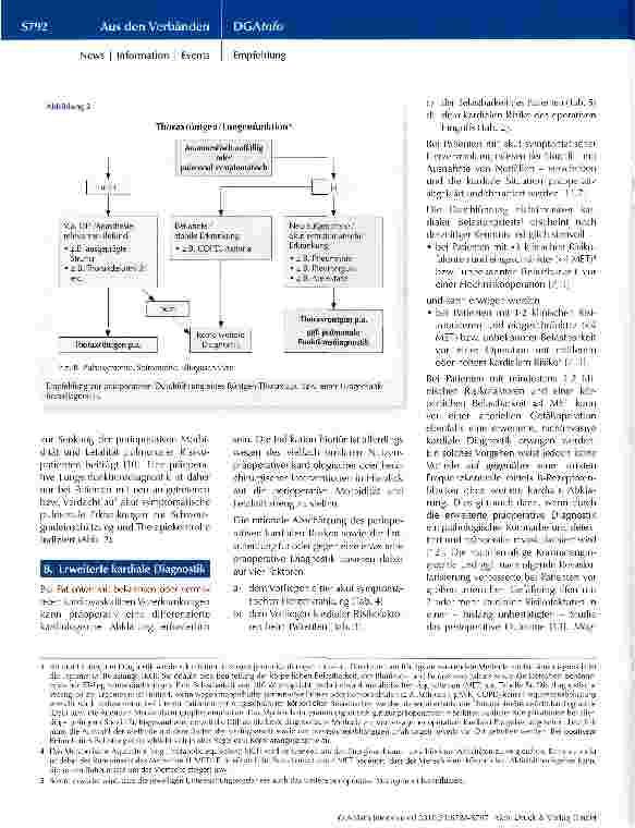 Vorschauseite 5: Präoperative Evaluation erwachsener Patienten vor elektiven, nicht kardiochirurgischenEingriffen