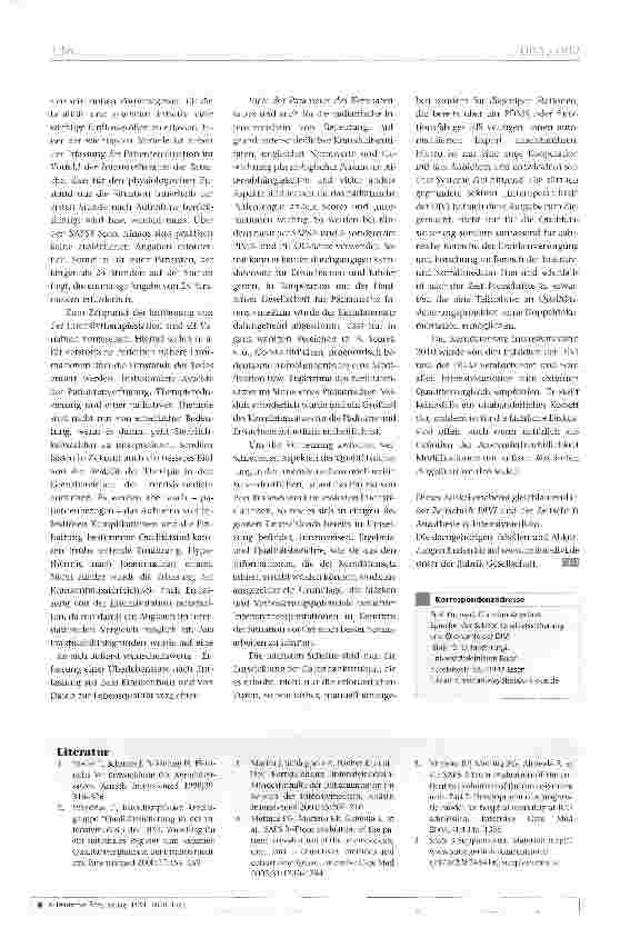 Vorschauseite 2: Kerndatensatz Intensivmedizin 2010 der DIVI und DGAI