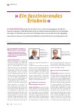 Vorschauseite 1: » Ein faszinierendes Erlebnis «