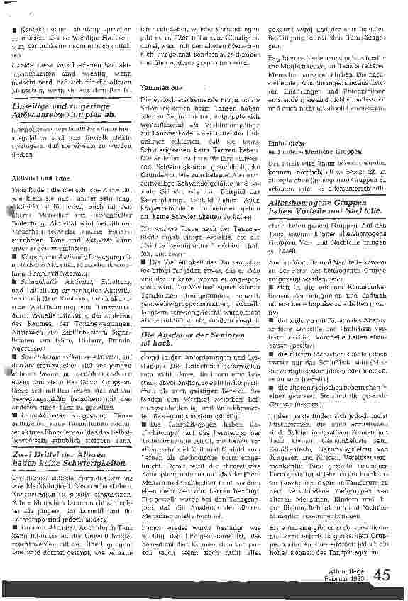 Vorschauseite 2: Tanz mit älteren Menschen (I)