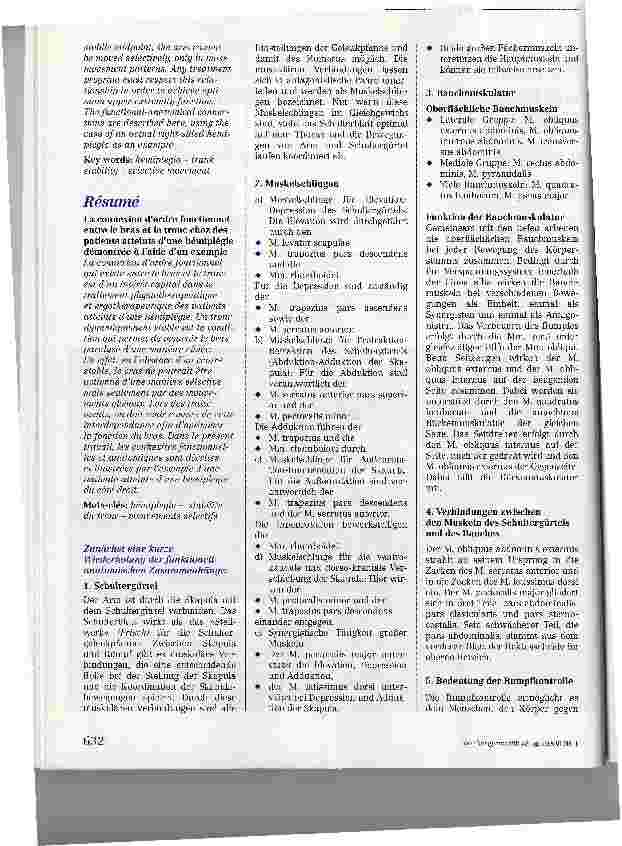 Vorschauseite 2: Der funktionelle Zusammenhang von Armund Rumpf bei Patienten mit Halbseitenlähmungdemonstriert an einem Beispiel