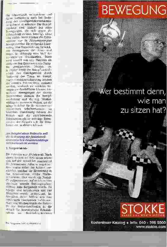 Vorschauseite 3: Der funktionelle Zusammenhang von Armund Rumpf bei Patienten mit Halbseitenlähmungdemonstriert an einem Beispiel