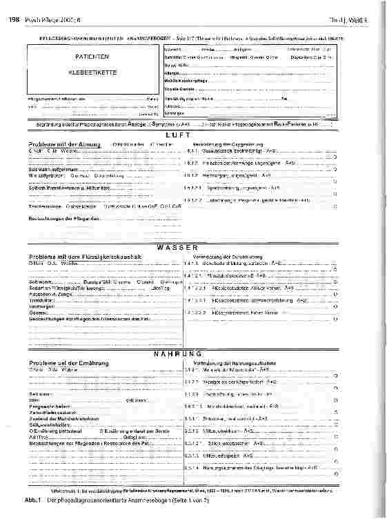Vorschauseite 3: Maßnahmen zur Implementierung von Pflegediagnosen in einer psychiatrischen Therapieeinrichtung als integratives Element des Pflegeprozesses