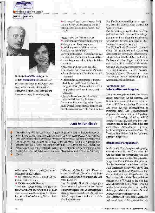 Vorschauseite 3: Der Patienten-Begleitbogen
