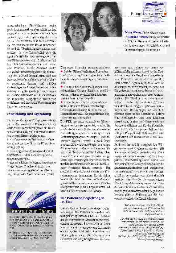 Vorschauseite 4: Der Patienten-Begleitbogen