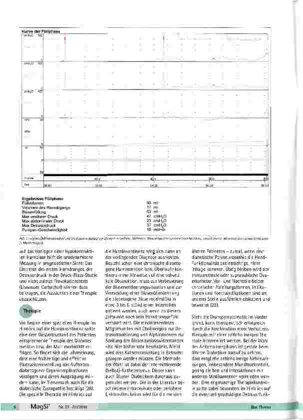 Vorschauseite 3: Blasenfunktionsstörungein häufig nicht erkanntes Problem bei Diabetes melitus