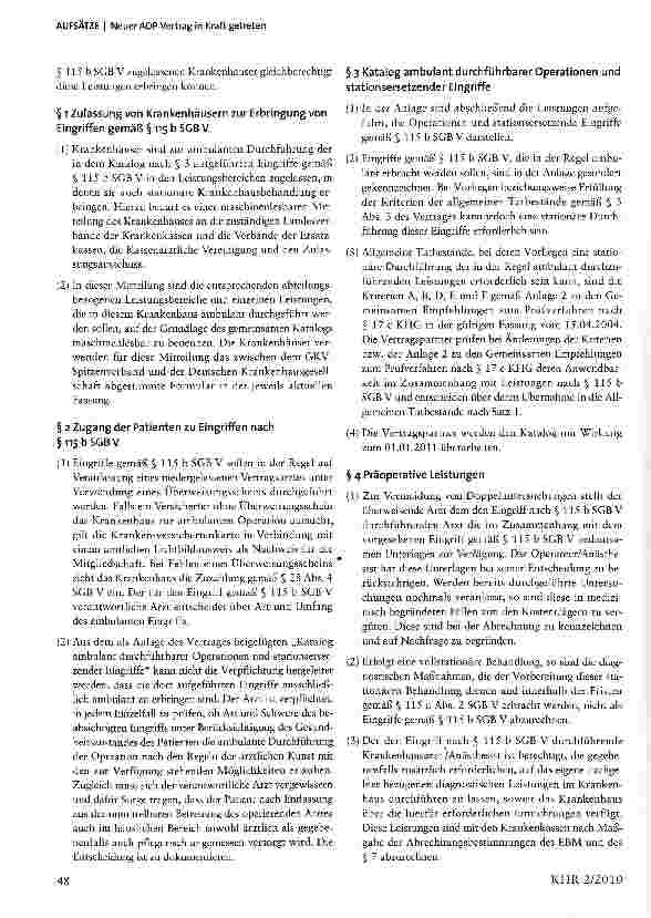 Vorschauseite 2: Neuer AOP-Vertrag in Kraft getreten