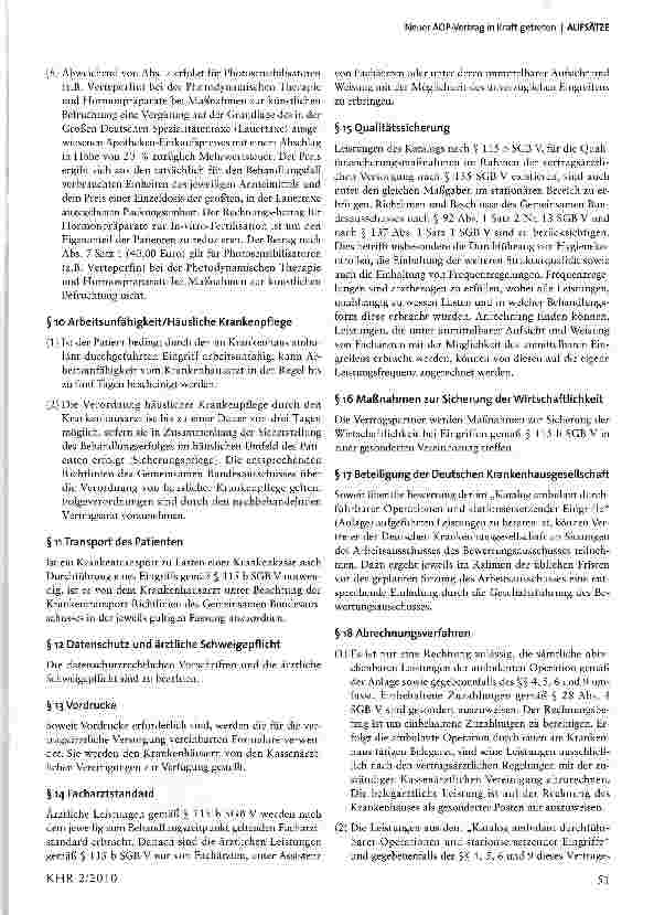 Vorschauseite 5: Neuer AOP-Vertrag in Kraft getreten