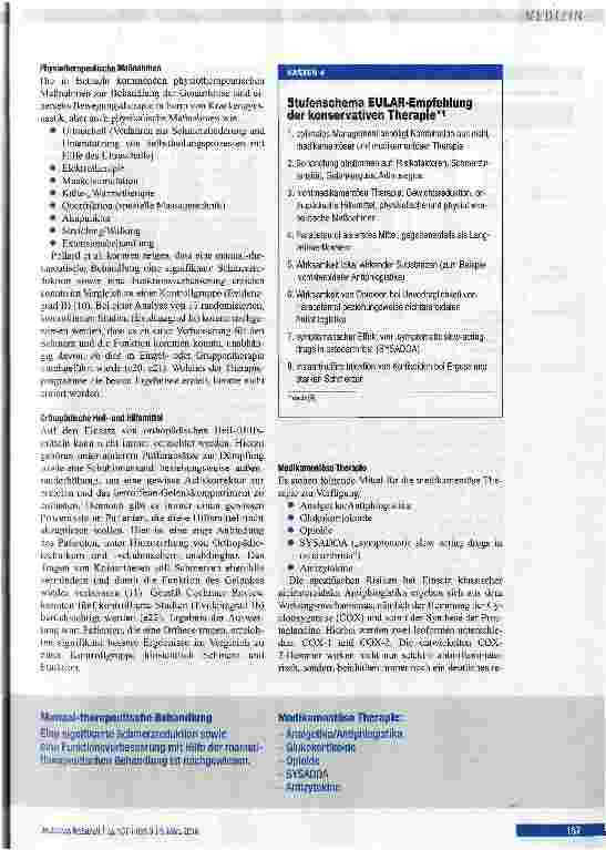 Vorschauseite 6: Epidemiologie, Ätiologie, Diagnostik und Therapie der Gonarthrose