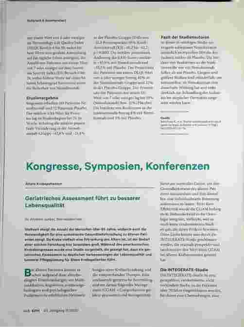Vorschauseite 4: Aus der internationalen Literatur: Wirksamkeit und Sicherheit direkt wirkender oraler Antikoagulanzien bei älteren Patienten.