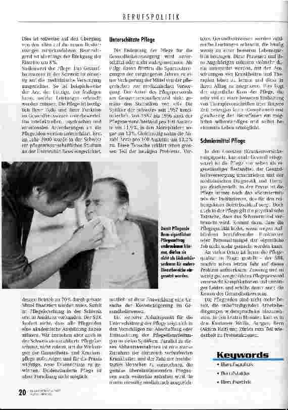 Vorschauseite 2: Vielschichtige Probleme erfordern vielschichtige Lösungen Personalmangel in der Pflege