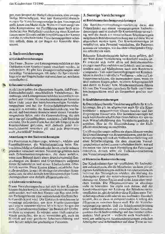 Vorschauseite 3: Versicherungsschutz im Krankenhaus