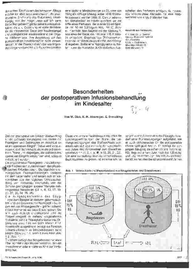 Vorschauseite 4: Praxis der postoperativen Ernährung.