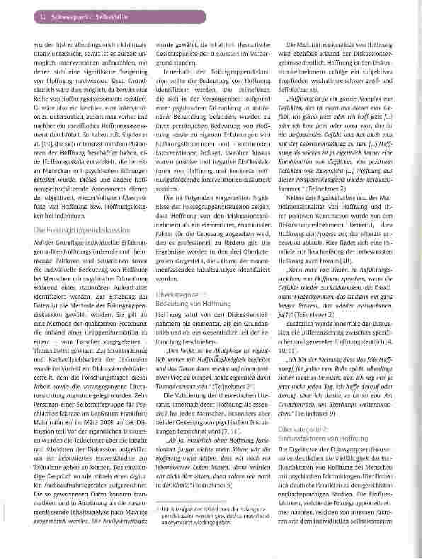Vorschauseite 3: Hoffnung aus der Sicht Psychiatrieerfahrener