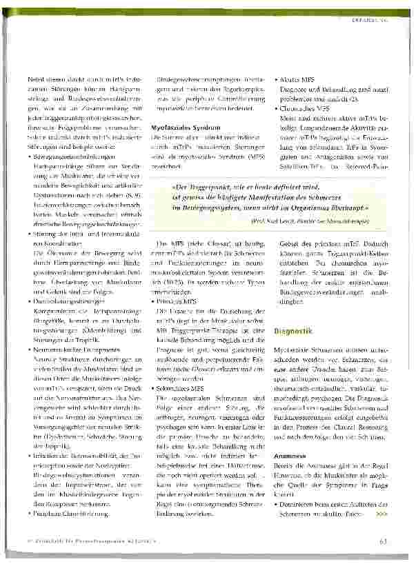 Vorschauseite 3: Myofasziale Schmerzen und Funktionsstörungen