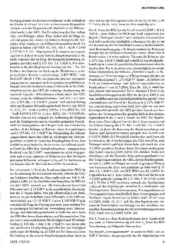 Vorschauseite 3: Der Anspruch auf Aufnahme eines Hilfsmittels in das Hilfsmittelverzeichnis - die Magnetodyn-Methode