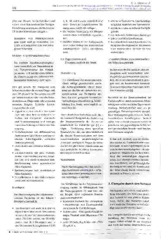 Vorschauseite 3: Die Erstversorgung des polytraumatisierten Patienten - Teil II: Klinische Grundversorgung