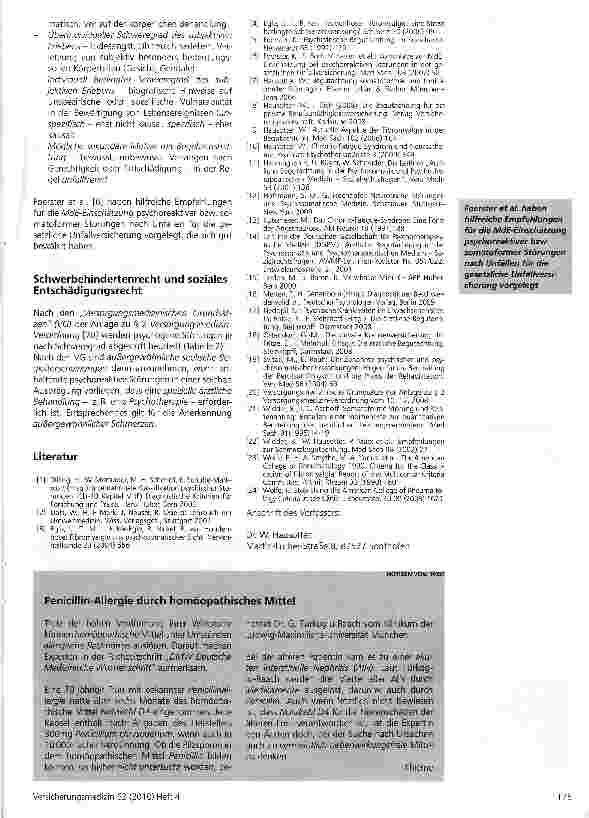 Vorschauseite 4: Begutachtung somatoformer Störungen (II)