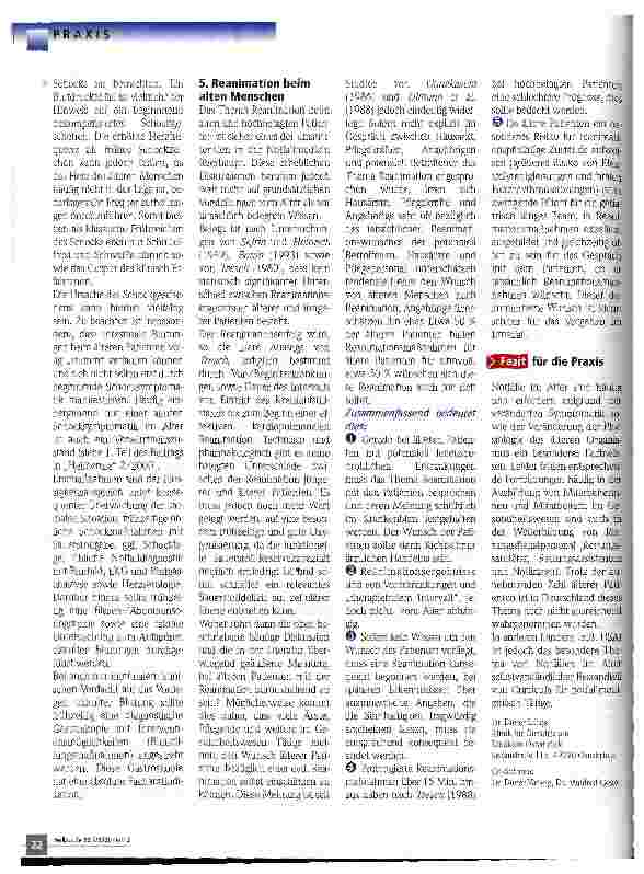 Vorschauseite 3: Notfälle in der Geriatrie 2. Teil