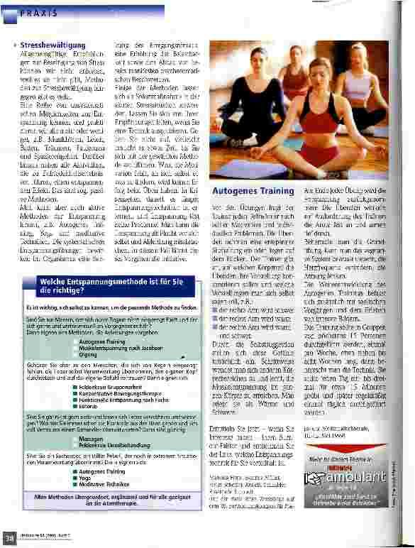 Vorschauseite 3: Stress und Burnout - Möglichkeiten der Prophylaxe 2. Teil
