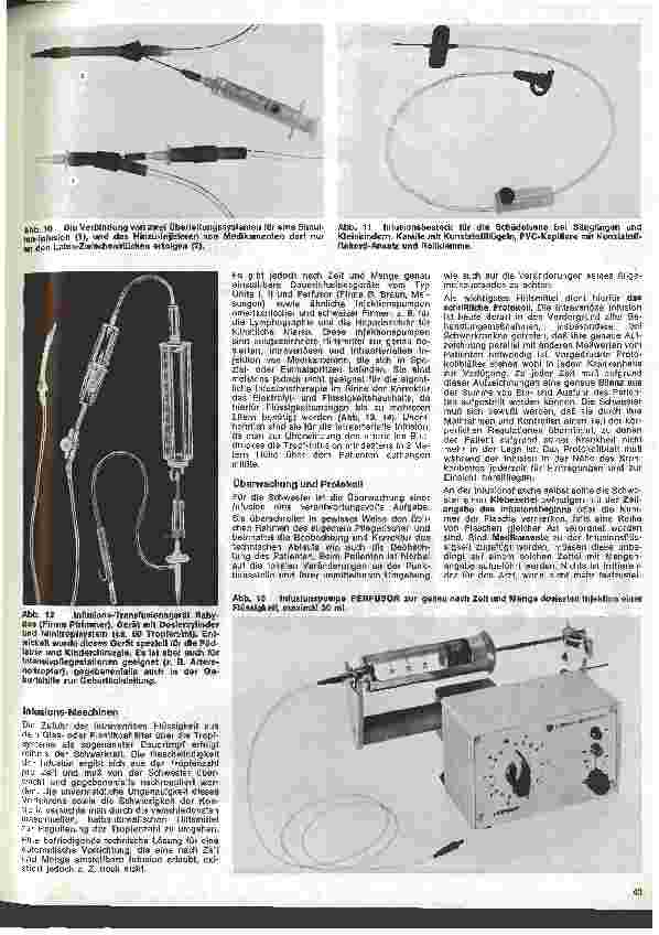 Vorschauseite 4: Die Technik der intravenösen Infusion 6. Folge: Die verschiedenen Punktions-Kanulierungs- Infusionstechniken