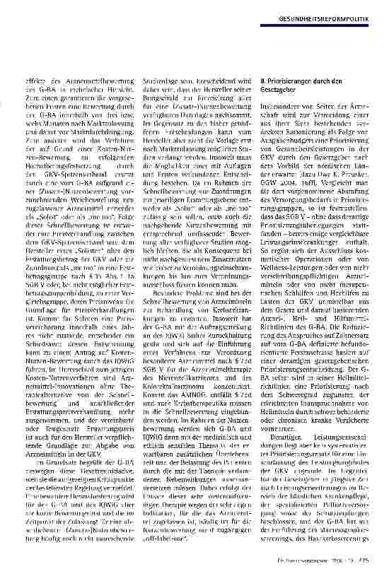 Vorschauseite 3: Rationalisierung - Priorisierung -Rationierung
