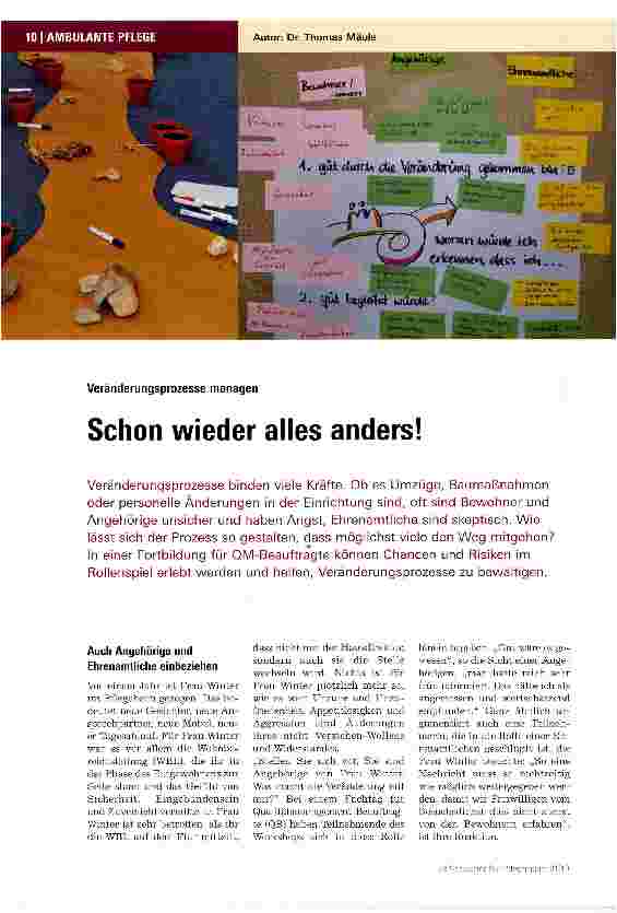 Vorschauseite 1: Schon wieder alles anders!