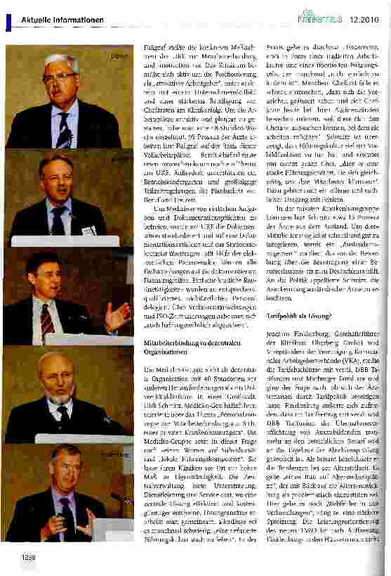 Vorschauseite 3: 6. Personalkongress der Krankenhäuser: Konzepte gegen den Ärztemangel