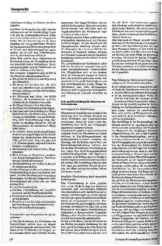 Vorschauseite 2: Zukunftsperspektiven der Sozialstation