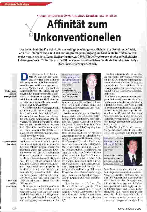 Vorschauseite 1: Affinität zum Unkonventionellen