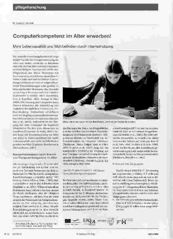 Vorschauseite 1: Computerkompetenz im Alter erwerben!