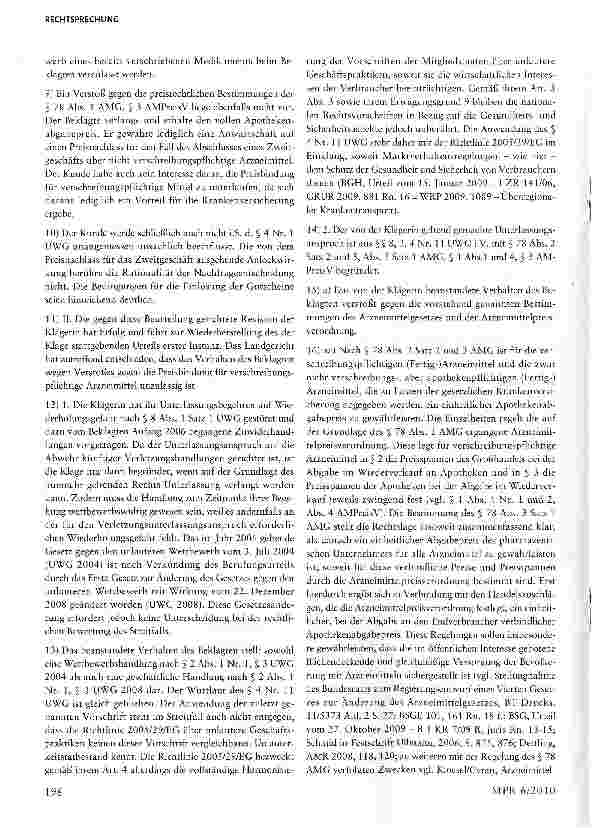 Vorschauseite 2: „Unser Dankeschön für Sie - Bonusprogramme und ihre Prüfung an den Anforderungen des § 7 HWG§§ 3, 4 Nr. 11 UWG; § 7 HWG; § 78 AAAG; §§ 1 Abs. 1, Abs. 4, 3 AMPreisV