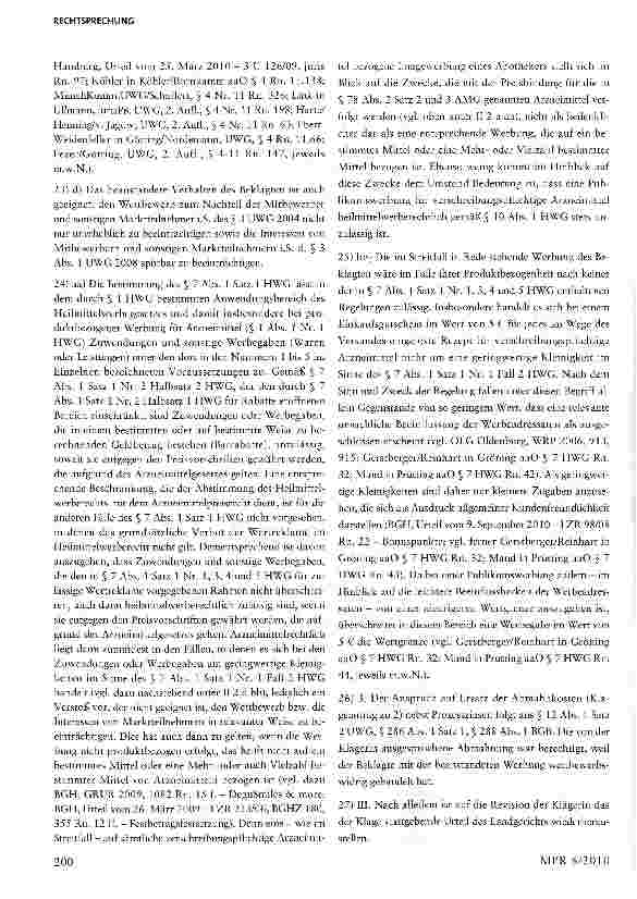 Vorschauseite 4: „Unser Dankeschön für Sie - Bonusprogramme und ihre Prüfung an den Anforderungen des § 7 HWG§§ 3, 4 Nr. 11 UWG; § 7 HWG; § 78 AAAG; §§ 1 Abs. 1, Abs. 4, 3 AMPreisV