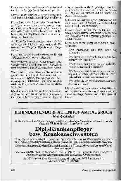 Vorschauseite 2: Neue Wege zum besseren Verständnis zwischen Angehörigen und Pflegepersonal