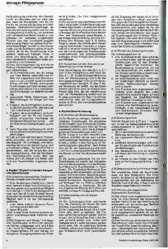 Vorschauseite 5: Erläuterungen zu der Strahlenschutzverordnung vom 30. Juni 1989