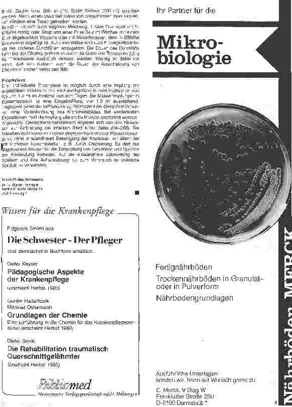 Vorschauseite 5: Darminfektionen - Cholera