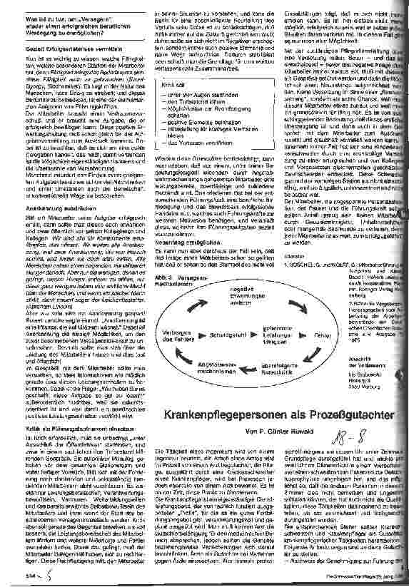 Vorschauseite 1: Krankenpflegepersonen als Prozeßgutachter
