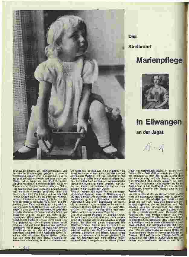Vorschauseite 1: Das Kinderdorf Marienpflege in Ellwangen an der Jagst